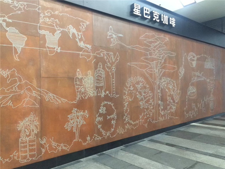 惠民耐候钢幕墙